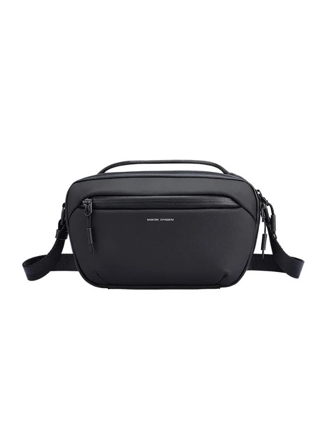 MARK RYDEN Mark Ryden MR-165 Black Digital Organizer Bag – 3C Series Tech Accessory Pouch with Shoulder Strap, Water-Repellent Oxford Fabric, YKK Zippers – Crossbody or Clutch for Travel and Daily Use